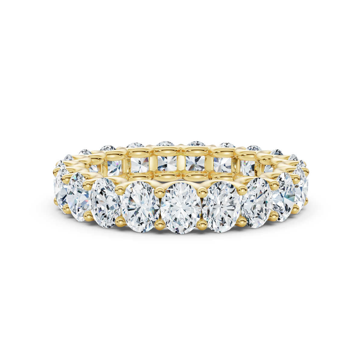 Oval Lab Grown Diamond Eternity Band