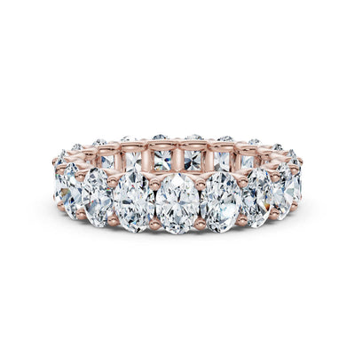 Oval Lab Grown Diamond Eternity Band