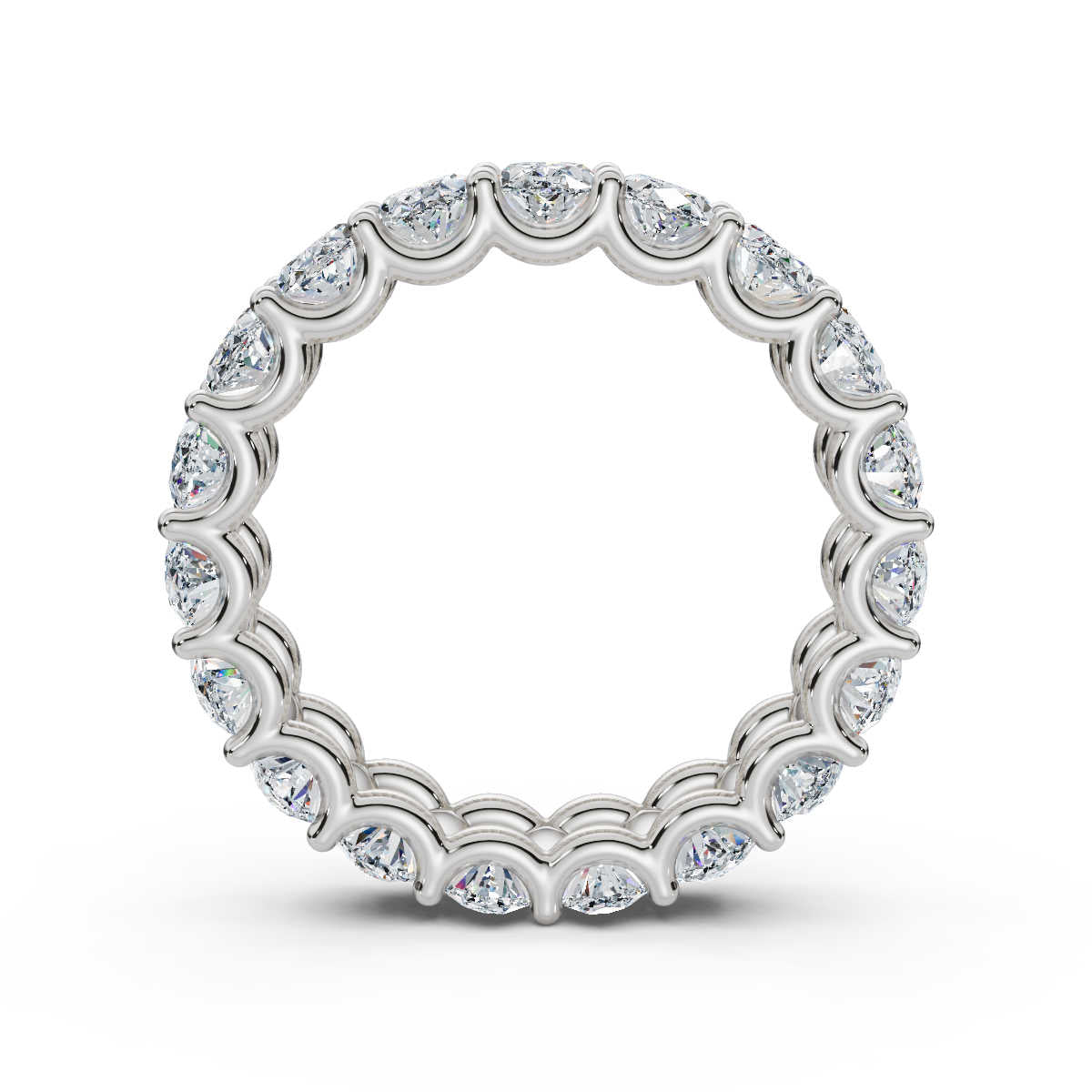 Oval Lab Grown Diamond Eternity Band