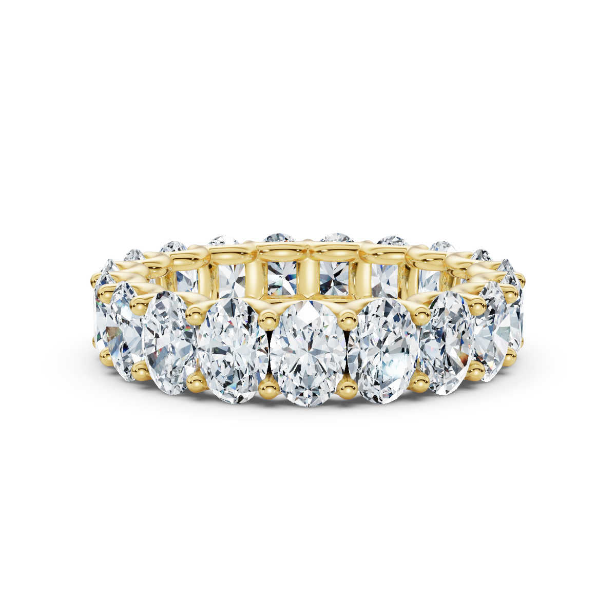 Oval Lab Grown Diamond Eternity Band