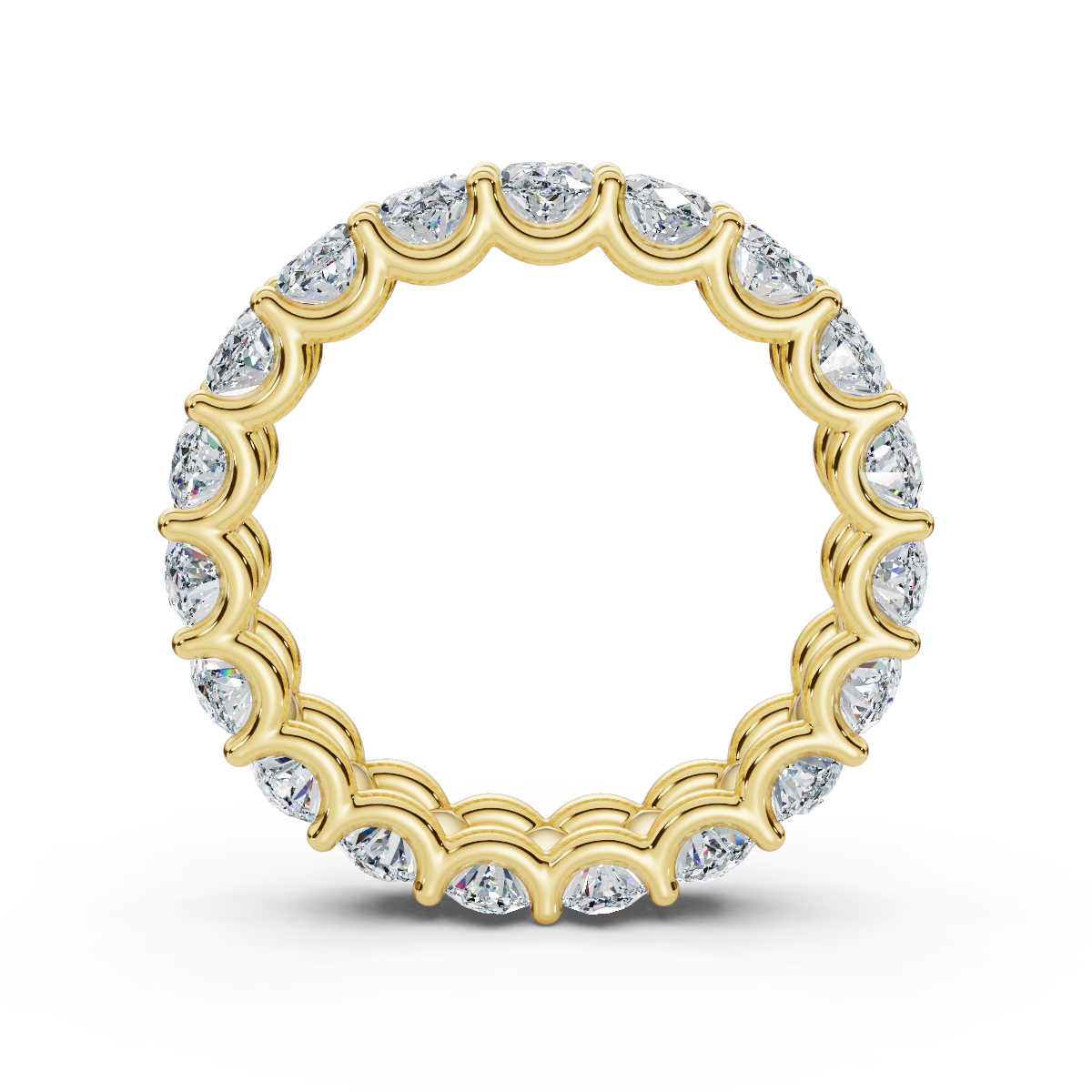 Oval Lab Grown Diamond Eternity Band