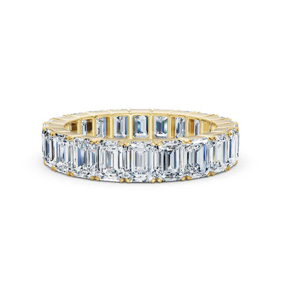 Emerald Lab Grown Diamond Eternity Band