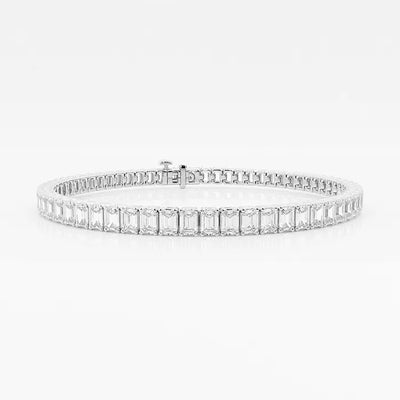 Emerald Lab Grown Diamond Tennis Bracelet