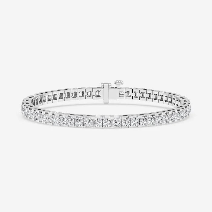 Princess Lab Grown Diamond Tennis Bracelet