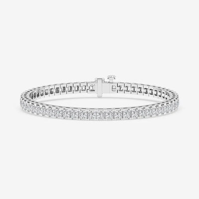 Princess Lab Grown Diamond Tennis Bracelet