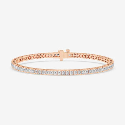 Princess Lab Grown Diamond Tennis Bracelet