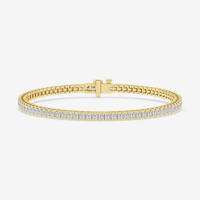 Princess Lab Grown Diamond Tennis Bracelet