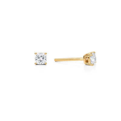 1/2 Carat Oval Lab Grown Diamond Stud Earrings