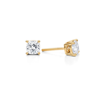 1.5 Carat Oval Lab Grown Diamond Stud Earrings