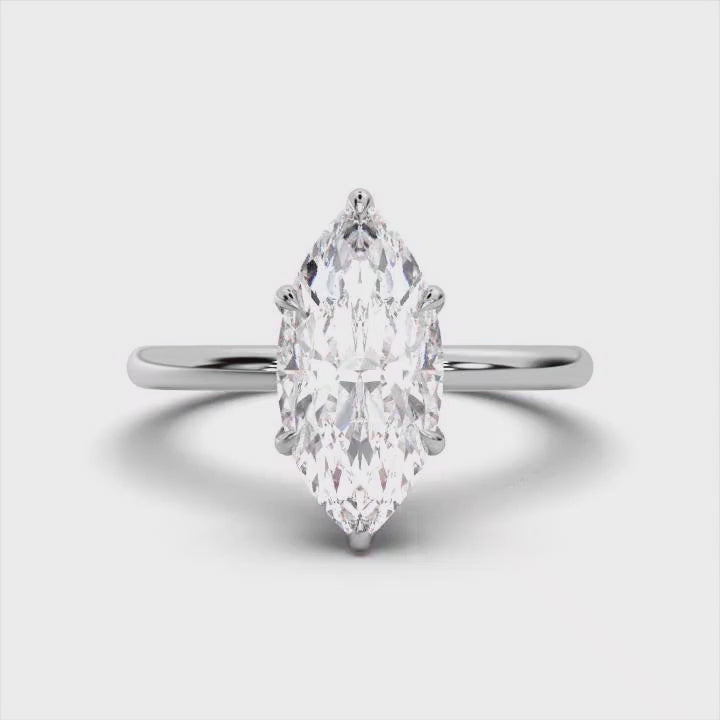 Classic Marquise Solitaire Ring