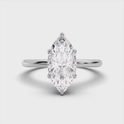 Classic Marquise Solitaire Ring