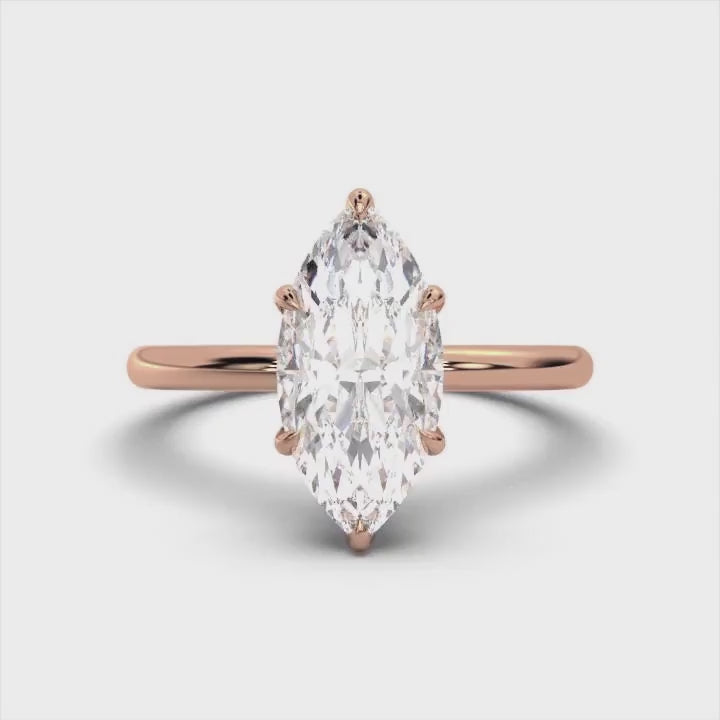 Classic Marquise Solitaire Ring