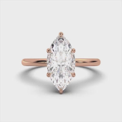 Classic Marquise Solitaire Ring