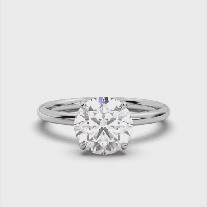 Classic Round Solitaire Ring