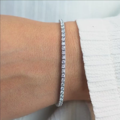 3 Carat Lab Grown Diamond Tennis Bracelet