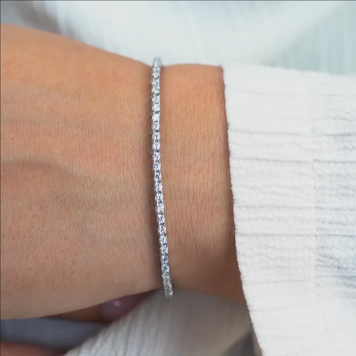 2 Carat Lab Grown Diamond Tennis Bracelet