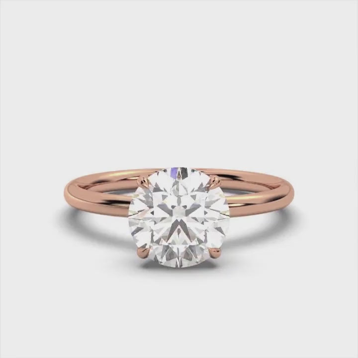 Classic Round Solitaire Ring