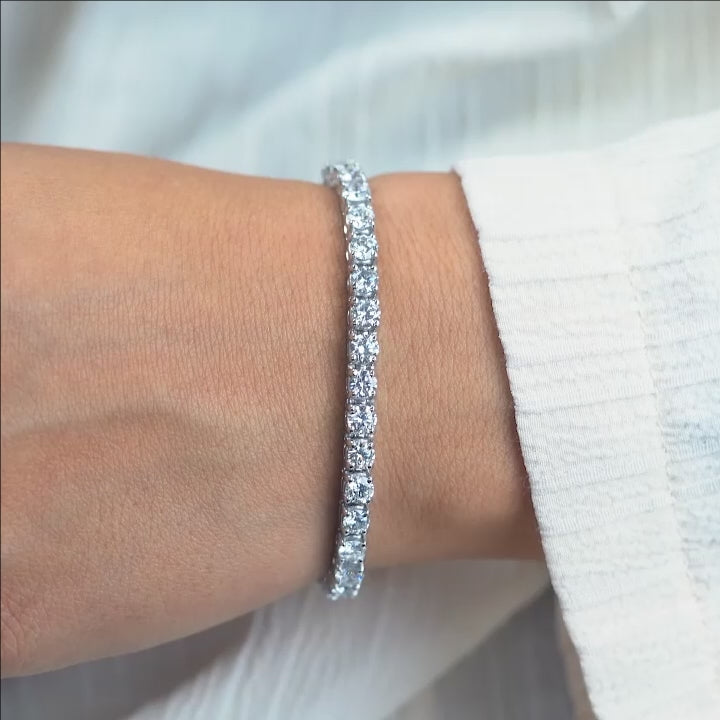 10 Carat Lab Grown Diamond Tennis Bracelet