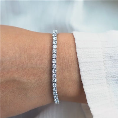 7 Carat Lab Grown Diamond Tennis Bracelet