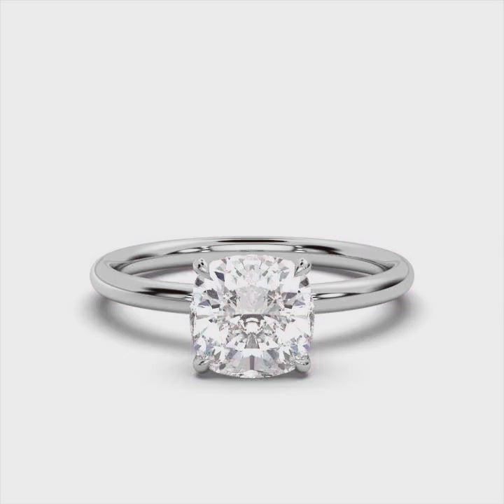 Classic Cushion Solitaire Ring